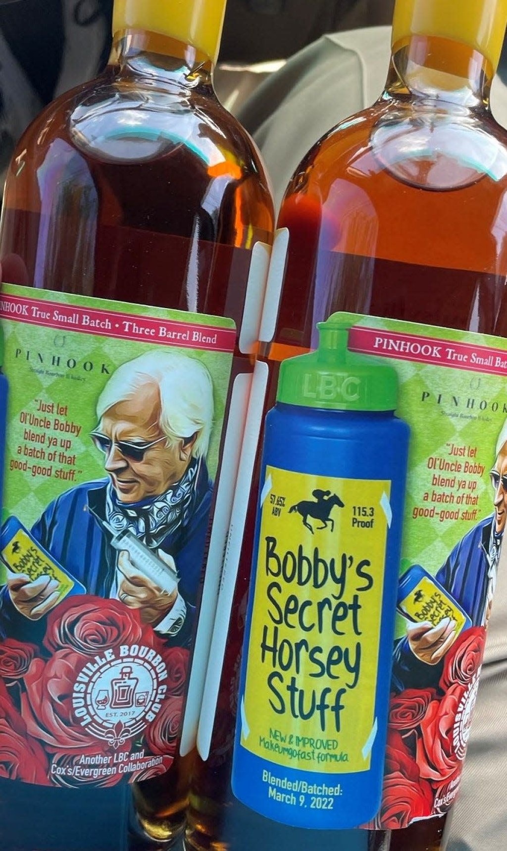 Picture of: Bobby’s Secret Horsey Stuff’: Bourbon label pokes fun at Bob