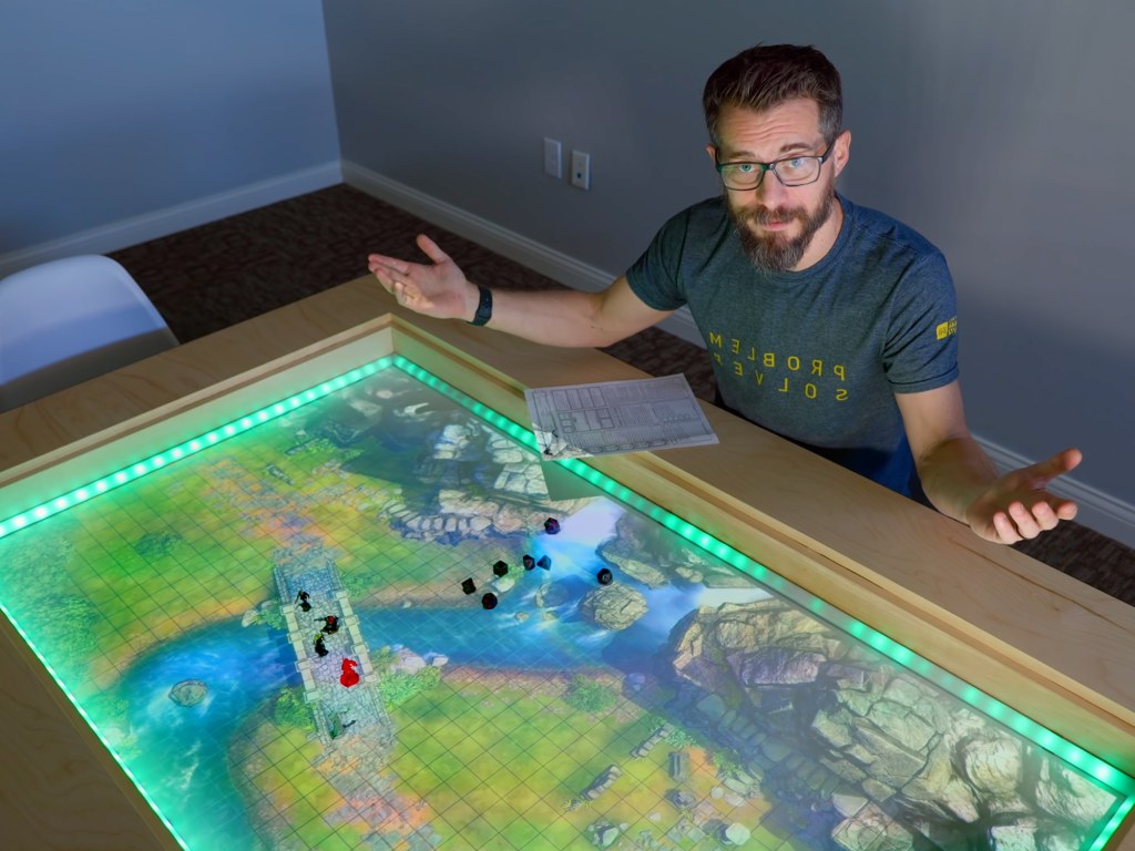 Picture of: Gaming Table — Digital Plans – I Like To Make Stuff