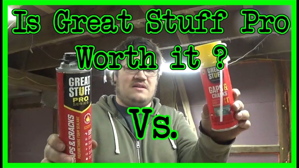 Picture of: Is Great Stuff Pro Worth it Over Normal Spray Foam how to tutorial