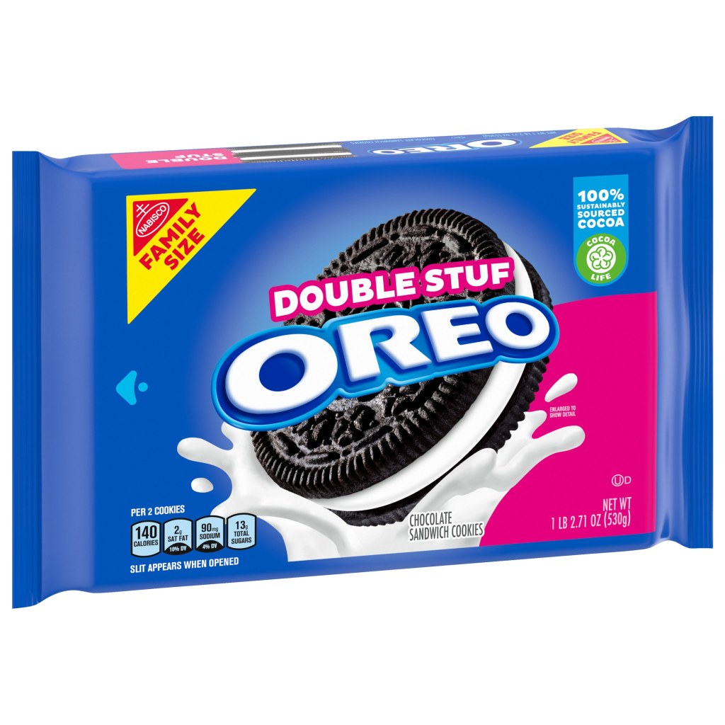 Picture of: Nabisco Oreo Double Stuf Chocolate Sandwich Cookies Family Size