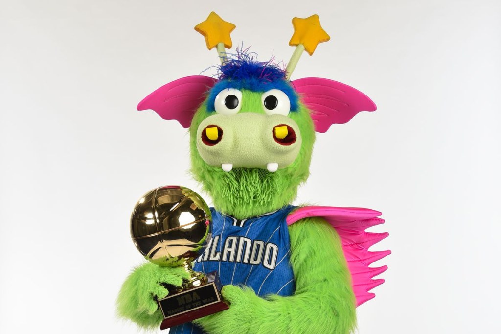 Picture of: Orlando Magic mascot Stuff named the league’s best – Orlando