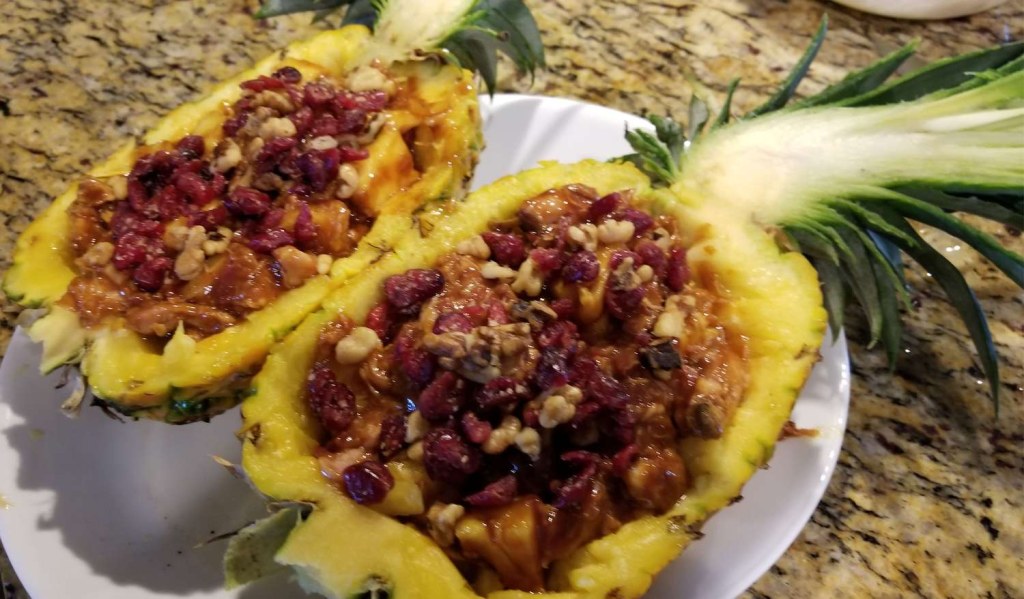Picture of: Smoked BBQ-Stuffed Pineapple
