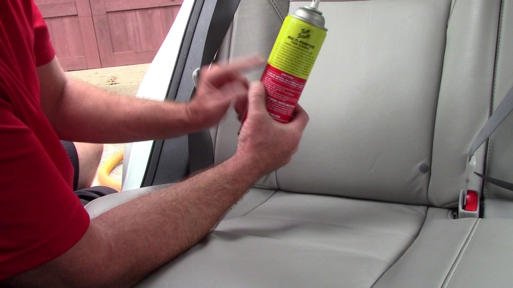 Picture of: Tuff Stuff Foam Cleaner On Car Leather & Why